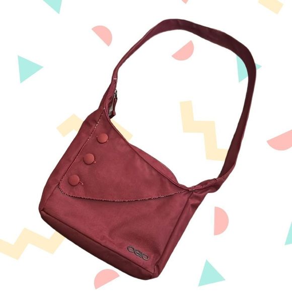 OGIO Handbags - Ogio crossbody purse bag burgundy tablet women’s lightweight tote Brooklyn